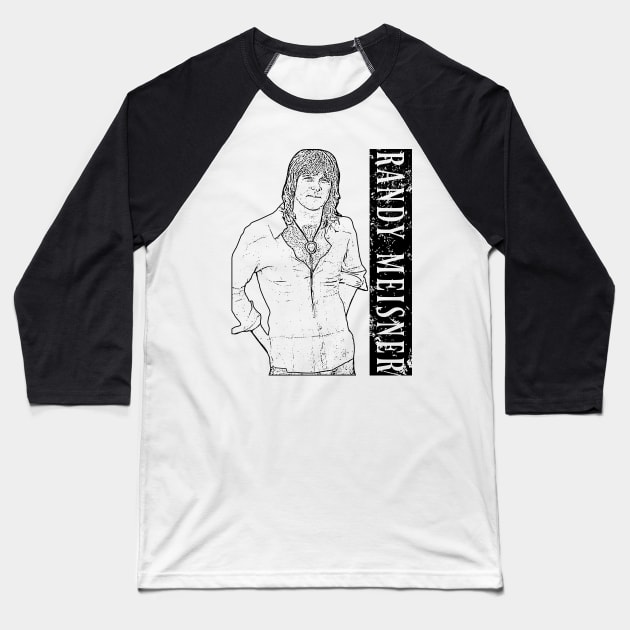 Randy Meisner // Bass Baseball T-Shirt by Degiab